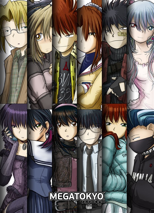 Megatokyo Cast Poster